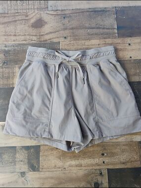 Lululemon Taupe Dance Studio Shorts Size 6